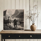 L'immagine su legno - L'arrivo dei vichinghi